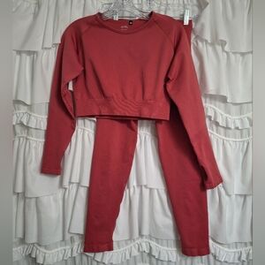 AYBL Women's Set in Pink/Salmon Color